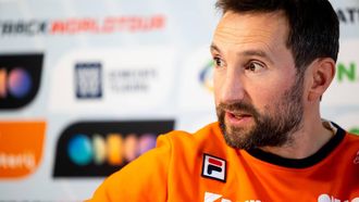 TILBURG - Bondscoach Niels Kerstholt tijdens een persconferentie in het IJssportcentrum, in aanloop naar de Odido Cup World Tour. Het is de vijfde wedstrijd van de ISU Shorttrack World Tour. ANP IRIS VAN DEN BROEK