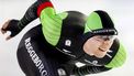 HEERENVEEN - Jenning de Boo tijdens de tweede 500 meter op de eerste dag van het World Cup kwalificatietoernooi schaatsen in Thialf. ANP VINCENT JANNINK