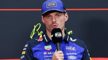 Red Bull Racing's Dutch driver Max Verstappen speaks during a press conference ahead of the Formula One Bahrain Grand Prix at Sepang International Circuit in Sepang on October 1, 2026. 
I-HWA CHENG / AFP