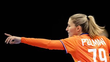 DEN BOSCH - Estavana Polman tijdens de Golden League handbal wedstrijd van Nederland tegen Denemarken in de Maaspoort. ANP SANDER KONING
