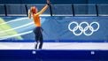 MILAAN - Joy Beune tijdens een training in het Milano Speed Skating Stadium. De langebaanschaatsers bereiden zich voor op hun deelname aan de Olympische Winterspelen. ROBIN VAN LONKHUIJSEN / ANP