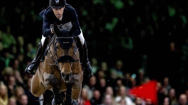 2023-03-12 15:44:17 DEN BOSCH - Maikel van der Vleuten (NED) op Dywis HH in actie tijdens de wereldbeker springen, tijdens The Dutch Masters Indoor Brabant Horse Show. ANP SANDER KONING