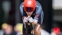 Netherlands' Maikel Zijlaard (Tudor) competes in the prologue of the Tour of Romandie UCI cycling World tour, a 3.4 km time trial from Saint-Imier to Saint-Imier, on April 29, 2025. 
Fabrice COFFRINI / AFP