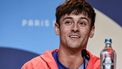 Britain's diver Tom Daley attends the World Aquatics Olympic press conference ahead of the Paris 2024 Olympic Games in Paris, on July 25, 2024. 
STEPHANE DE SAKUTIN / AFP