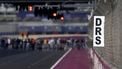 DOHA - Een DRS bord op het start-finish gedeelte van het Lusail International Circuit, in aanloop naar de Qatar Grand Prix. ANP SANDER KONING