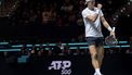 ROTTERDAM - Holger Rune (DEN) in actie tegen Roman Safiullin (RUS) op de derde dag van het tennistoernooi ABN AMRO Open in Ahoy. ANP SANDER KONING