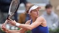 Russia's Liudmila Samsonova looks on as she plays against Italy's Elisabetta Cocciaretto during their women's singles match on Court Suzanne-Lenglen on day six of the French Open tennis tournament at the Roland Garros Complex in Paris on May 31, 2024. 
Bertrand GUAY / AFP