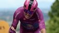 Lidl-Trek's Danish rider Mads Pedersen celebrates after victory as he crosses the finish of the 13th stage of the 108th Giro d'Italia cycling race of 180kms from Rovigo to Vicenza on May 23, 2025. 
Luca Bettini / AFP