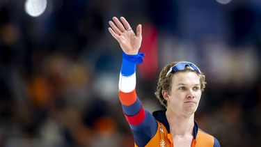 HEERENVEEN - Stijn Van De Bunt (NED) in actie op de 5000 meter allround mannen tijdens de derde dag van de WK allround en sprint in ijsstadion Thialf. SEM VAN DER WAL / ANP