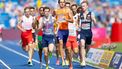 BIRMINGHAM - Stefan Nillessen in actie tijdens de kwalificatie 1500 meter op de vijfde dag van de EK atletiek. IRIS VAN DEN BROEK / ANP