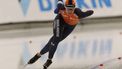 epa11121926 Irene Schouten of the Netherlands competes during the Women's 3000 meters race at the ISU Speed Skating World Cup in Quebec City, Quebec, Canada, 02 February 2024.  EPA/CJ GUNTHER