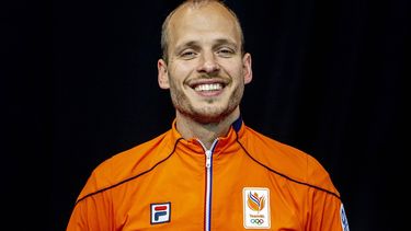 AMSTERDAM - Portret van de Nederlandse 3x3 basketballer Aron Royé van TeamNL. 3x3 basketball is een nieuwe sport op de Olympische Spelen. ANP ROBIN UTRECHT