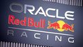 MONZA - Logo Oracle Red Bull Racing voorafgaand aan de derde vrije training op het circuit van Monza in aanloop naar de Grote Prijs van Italie. ANP SANDER KONING