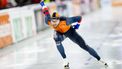 HAMAR - Kjeld Nuis (Nederland) tijdens de 1000 meter mannen op de derde dag van het WK afstanden in het Noorse Hamar. ANP SEM VAN DER WAL