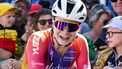 2023-06-25 02:00:00 SD Worx Belgian rider Lotte Kopecky attends the start of the women's elite race of the Belgian Championships in Izegem on June 25, 2023. 
Tom Goyvaerts / Belga / AFP