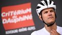 Trek-Segafredo's Belgian rider Jasper Stuyven looks on prior to the first stage of the 74th edition of the Criterium du Dauphine cycling race, 192 km between La Voulte-sur-Rhone  and Beauchastel on June 5, 2022. 
Marco BERTORELLO / AFP