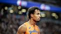 TOKIO - Job Geerds voorafgaand aan het onderdeel 110 meter horden tijdens de WK atletiek in het Japan National Stadium. ANP ROBIN VAN LONKHUIJSEN