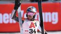 Netherland's Marcel Hirscher reacts after the second run of the men's Giant Slalom of the FIS Alpine Ski World Cup in Soelden, Austria, on October 27, 2024. 
KERSTIN JOENSSON / AFP