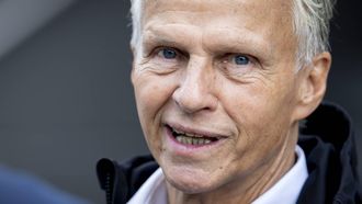 ZANDVOORT - Jan Lammers voorafgaand aan de F1 Grand Prix van Nederland op het Circuit van Zandvoort. SANDER KONING / ANP