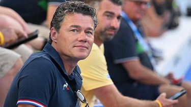 2022-08-15 19:26:30 Dutch swimming coach and manager of France's Swimming Teams, Jacco Verhaeren attends on August 15, 2022 the LEN European Aquatics Championships at Foro Italico in Rome. 
Alberto PIZZOLI / AFP