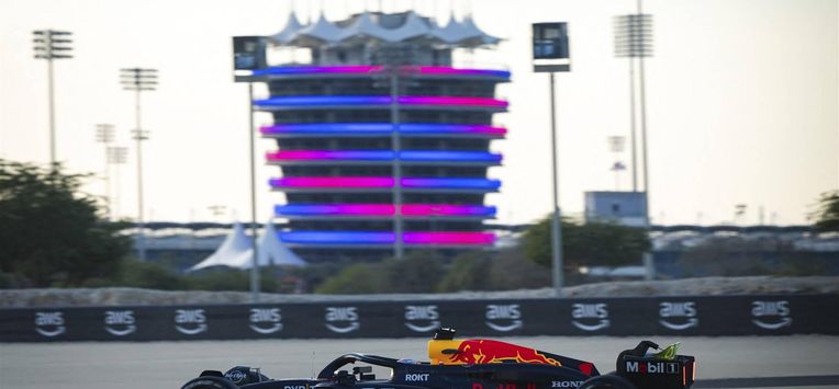 Red Bull Racing's Dutch driver Max Verstappen drives during the first day of the Formula One pre-season testing at the Bahrain International Circuit in Sakhir on February 21, 2024. 
Andrej ISAKOVIC / AFP