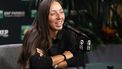 epa11202866 Jessica Pegula of USA attends a press conference at the Indian Wells Open tennis tournament in Indian Wells, California, USA, 06 March 2024.  EPA/JOHN G. MABANGLO