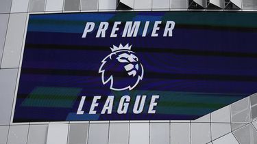 epa11264076 The Tottenham Stadium shows the Premier League logo ahead of the English Premier League soccer match between Tottenham Hotspur and Nottingham Forest in London, Britain, 07 April 2024.  EPA/ANDY RAIN EDITORIAL USE ONLY. No use with unauthorized audio, video, data, fixture lists, club/league logos, 'live' services or NFTs. Online in-match use limited to 120 images, no video emulation. No use in betting, games or single club/league/player publications.