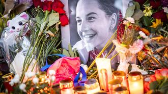 epa11632823 Candles burn at the makeshift memorial for Muriel Furrer from Switzerland, who died after a cycling crash during the 2024 UCI Road and Paracycling Road World Championships in Zurich, Switzerland, 29 September 2024. 18-year-old Swiss cyclist Muriel Furrer died from her injuries on 27 September 2024 after she crashed the day before in the UCI Road and Para-cycling Road World Championships 2024 junior women's race.  EPA/MICHAEL BUHOLZER
