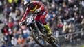 epa12044548 Calvin Vlaanderen of the Netherlands in action during the first MXGP race of the Motocross World Championship in Frauenfeld, Switzerland, 21 April 2025.  EPA/GIAN EHRENZELLER