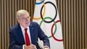 epa11754084 International Olympic Committee (IOC) President Thomas Bach speaks at the opening of the executive board meeting of the International Olympic Committee (IOC), at the Olympic House, in Lausanne, Switzerland, 03 December 2024.  EPA/JEAN-CHRISTOPHE BOTT