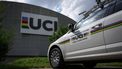 This photo taken on August 10, 2020, shows the headquarters of the world's cycling governing body UCI (International Cycling Union) in Aigle, amid the COVID-19 outbreak, caused by the novel coronavirus. The cycling world championships scheduled for Aigle-Martigny in Switzerland on September 20-27, 2020, might be called off due to local health rules organisers warned on August 7. Swiss federal authorities are due to examine their rules on August 12, and may ban sports gatherings involving more than 1,000 people.
Fabrice COFFRINI / AFP