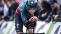 Bora-Hansgrohe's Belgian Cian Uijtdebroeks competes in the Men's 41,6 km individual time trial elite race at the Belgian Championships cycling, around Herzele on June 22, 2023. 
DIRK WAEM / Belga / AFP
