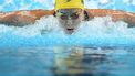 Australia's Emma Mckeon competes in the final of the women's 4x100m medley relay swimming event during the Paris 2024 Olympic Games at the Paris La Defense Arena in Nanterre, west of Paris, on August 4, 2024. 
Oli SCARFF / AFP