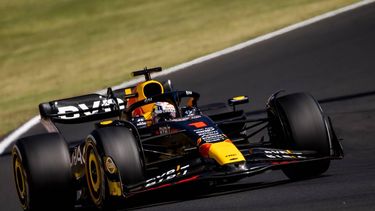 2023-07-23 16:01:42 BUDAPEST - Max Verstappen (Red Bull Racing) tijdens de Grand Prix van Hongarije op de Hungaroring. ANP REMKO DE WAAL