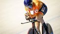 HEUSDEN-ZOLDER - Baanwielrenner Lisa van Belle in actie op de individuele achtervolging tijdens de vierde dag van de Europese kampioenschappen baanwielrennen in Belgie. ANP BAS CZERWINSKI