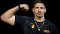 CAIRO - Bokser Rico Verhoeven tijdens een weging in het Grand Egyptian Museum voorafgaand aan het titelgevecht met de ongeslagen wereldkampioen Oleksandr Usyk bij de Piramides van Gizeh. KOEN VAN WEEL / ANP