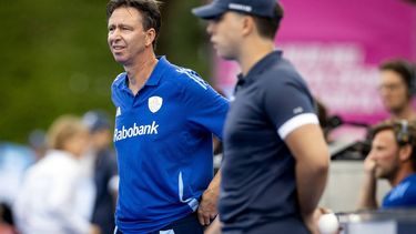 MONCHENGLADBACH - Coach Raoul Ehren van Nederland tijdens de finale tussen Nederland en Duitsland op het EK Hockey in het HockeyPark stadion. ANP SEM VAN DER WAL