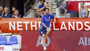 AMSTELVEEN - bondscoach Raoul Ehren van Nederland  tijdens de groepsfase wedstrijd op het WK hockey tussen Nederland en Chili in het Wagener Stadion. SEM VAN DER WAL / ANP