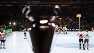 ROTTERDAM -  Fortuna/Delta Logistiek wint van PKC/Vertom tijdens de Korfbal Leaguefinale in Rotterdam Ahoy. ANP OLAF KRAAK