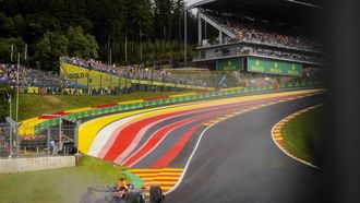 2023-07-28 17:15:22 SPA - Max Verstappen (Red Bull Racing) tijdens de kwalificatie op het Circuit de Spa-Francorchamps voor de Grote Prijs van Belgie. ANP SEM VAN DER WAL