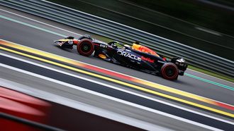 Red Bull Racing's Dutch driver Max Verstappen drives during the practice session ahead of the Formula One Belgian Grand Prix at the Spa-Francorchamps Circuit in Spa, on July 26, 2024. 
Simon Wohlfahrt / AFP