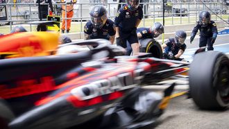 SILVERSTONE - Max Verstappen (Red Bull Racing) tijdens de 1e vrije training voorafgaand aan de GP van Groot-Brittannie. ANP SANDER KONING