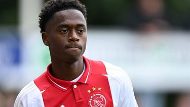 WEZEP - Jaydon Banel of Ajax  tijdens de vriendschappelijke wedstrijd tussen Ajax en Rangers FC op Sportpark Mulderssingel op 13 juli 2024 in Wezep, Nederland. ANP GERRIT VAN KEULEN