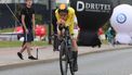 2023-08-03 16:50:40 epa10783179 Slovenia's Matej Mohoric of Bahrain-Victorious Team in action during the sixth stage of the 80th Tour de Pologne cycling race, an individual time trial over 16.6 km, in Katowice, southern Poland, 03 August 2023.  EPA/Zbigniew Meissner POLAND OUT