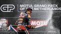 ASSEN - Jose Antonio Rueda op het podium na de Moto3 race op de 100e Editie van de TT van Assen. ANP VINCENT JANNINK