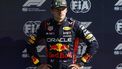 2023-08-26 16:34:06 Red Bull Racing's Dutch driver Max Verstappen poses after taking pole position in the qualifying session at The Circuit Zandvoort, ahead of the Dutch Formula One Grand Prix, in Zandvoort on August 26, 2023. 
SIMON WOHLFAHRT / AFP