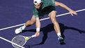 epa11948054 Tallon Griekspoor of the Netherlands in action against Alexander Zverev of Germany during the BNP Paribas Open tennis tournament in Indian Wells, California, USA, 07 March 2025.  EPA/JOHN G. MABANGLO