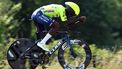Intermarche-Wanty's Eritrean rider Biniam Girmay Hailu cycles during stage two of the 