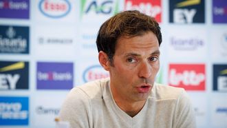 2023-01-23 01:00:00 Belgium's Sven Vanthourenhout holds a press conference to present the Belgian selection for the UCI World Championships Cyclocross competition, in Tielt, on January 23, 2023, in Tielt.   
KURT DESPLENTER / BELGA / AFP