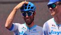 2023-05-28 15:11:22 Team Jayco AlUla's Australian rider Michael Matthews (L) attends the presentation of the teams prior to the twenty-first and last stage of the Giro d'Italia 2023 cycling race, 135 km in and around Rome on May 28, 2023. 
Luca Bettini / AFP